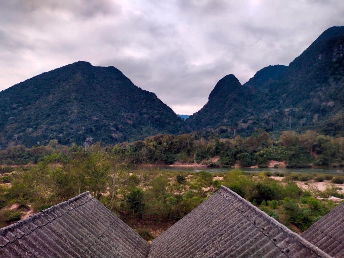 Pdv Guesthouse Muang Ngoi Dış mekan fotoğraf
